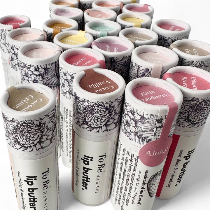 To Be Hawaii - Wholesale Lip Balm - rose bloom lip butter.