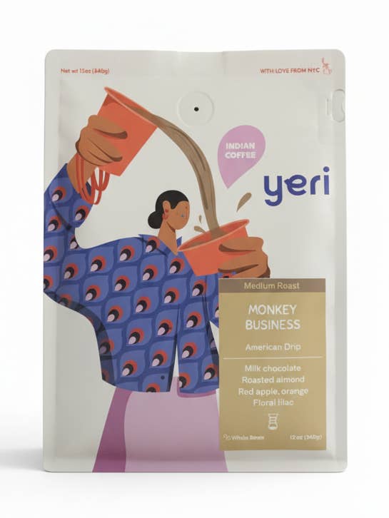 Monkey Business- Medium Roast for wholesale by Yeri Coffee