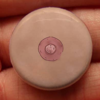 "Boob" Button, Women Empowerment, Self Love, Body Positivity for wholesale by Jack and Bec