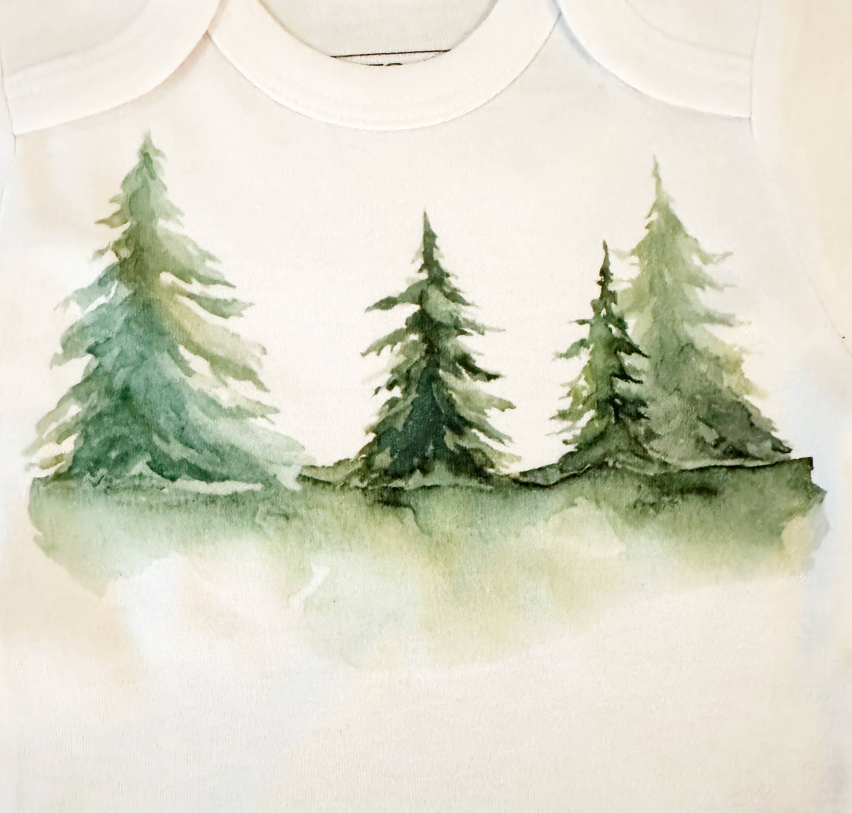 Cloud White Baby Gift Set - Watercolor Forest for wholesale on Faire2