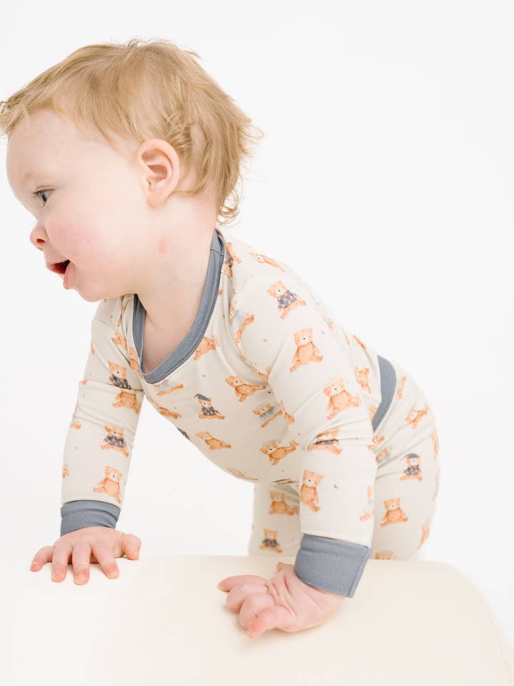 Little One Shop - Wholesale Sleepwear Set - Kids - Teddy Bedtime Bamboo Set4