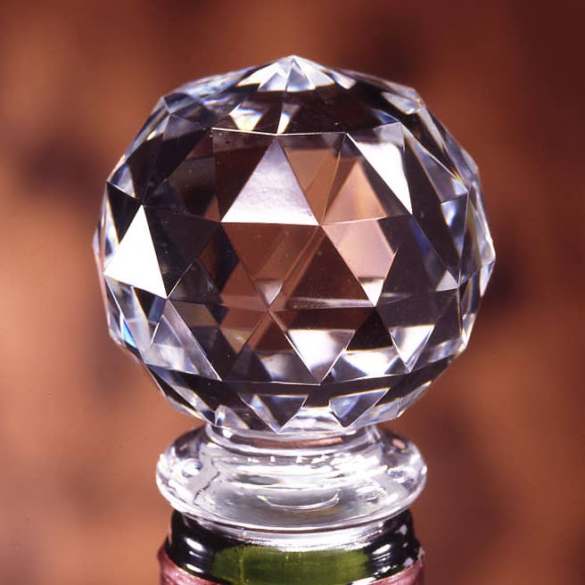 Faceted Gem ACRYLIC GEM BOTTLE STOPPERS for wholesale by Prodyne