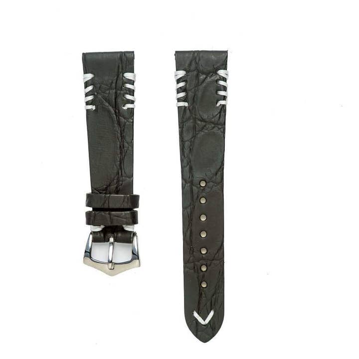 MilanoStraps - Wholesale Watch Band/Strap - Women's - Rubberized Crocodile Watch Strap with Tribal Stitches5