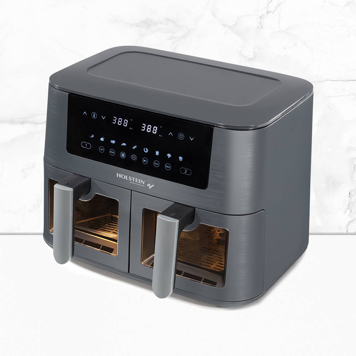 Holstein Housewares - Wholesale Kitchen Appliance - Holstein Housewares 8.4 QT DUAL BASKET DIGITAL AIR FRYER3