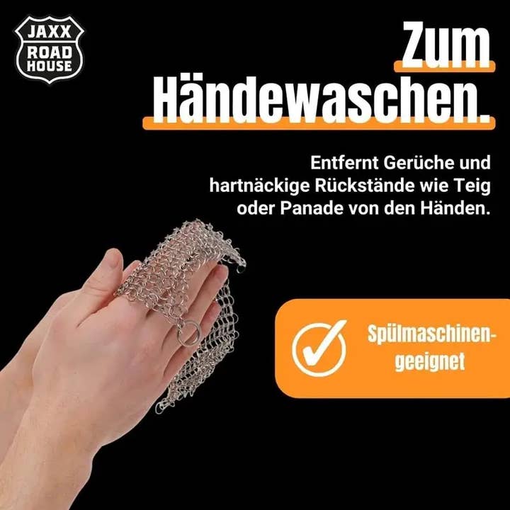 Jaxx-Roadhouse - Wholesale Cleaning Sponge - JAXX ROADHOUSE Putzi - Pot Cleaner Stainless Steel from Softmesh3