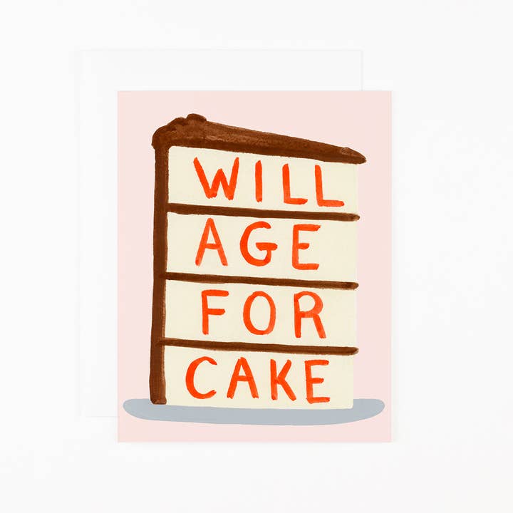Dear Hancock - Wholesale Birthday Card - Will Age for Cake
