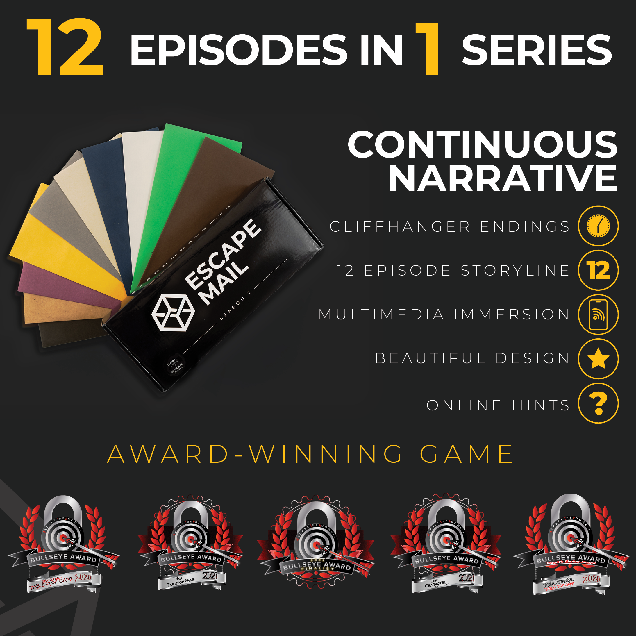 Escape Mail - Vente Jeux de société - Family Secrets (Ép. 1 sur 12) : Jeu d'Évasion Familial7