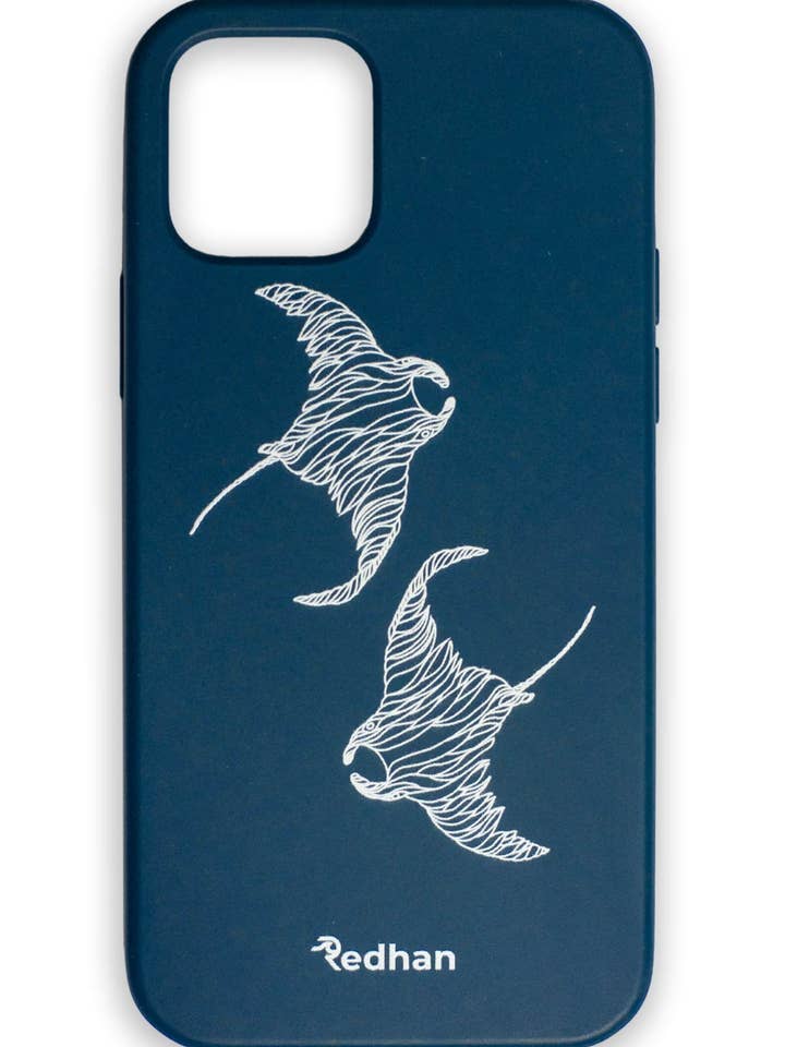 Biodegradable and Eco-friendly Phone Case in Navy Blue for wholesale by Redhan