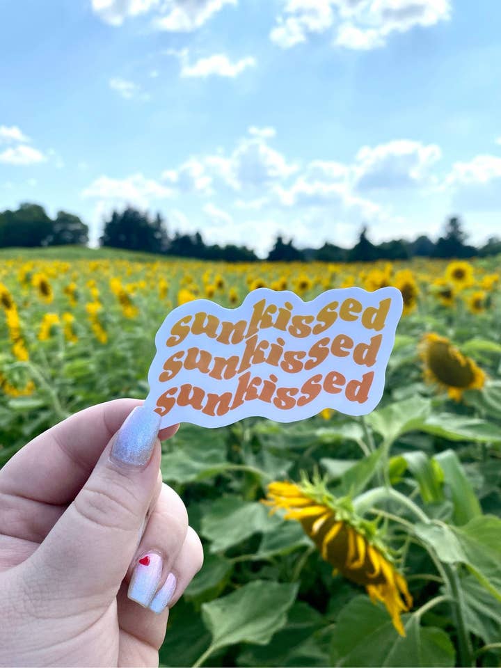 Sunkissed Sticker | Matte, Waterproof, Durable | Risingriverco for wholesale by Rising River Co