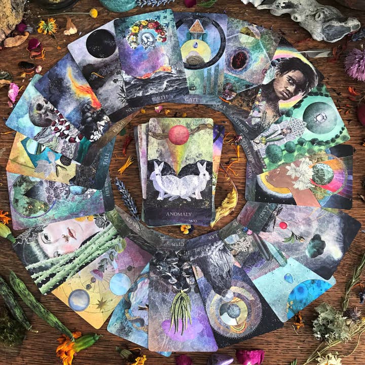 Claire Mack Arts – wholesale Tarot cards – The Faceted Garden Oracle Card Deck