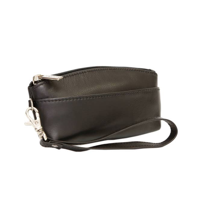 Ashlin Leather Boutique - Venta al por mayor Bolsa para maquillaje - ASHLIN® | BOLSO MUÑEQUERA DE MAQUILLAJE PARA MUJER | PIEL DE VACUNO