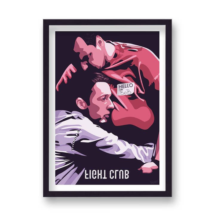 Movie Art Reimagined Fight Club for wholesale by Gallery Print and Art
