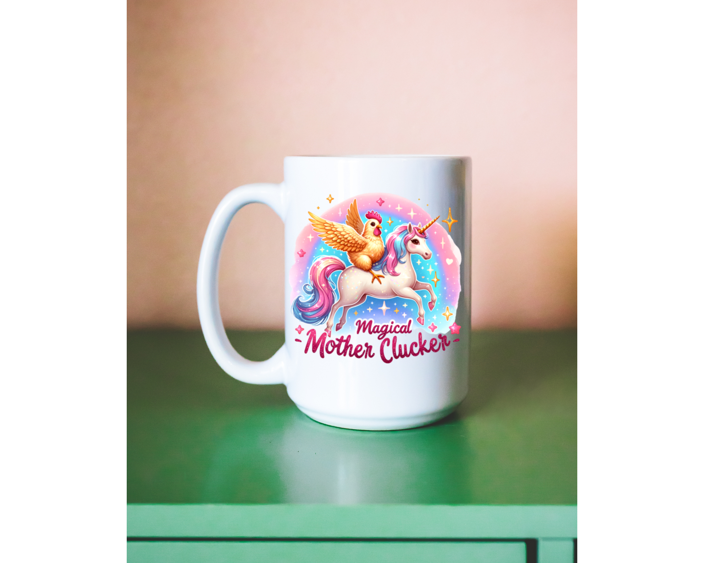 Ace the Pitmatian Co - Vente Tasse à café - Mug Magical Mother Clucker0
