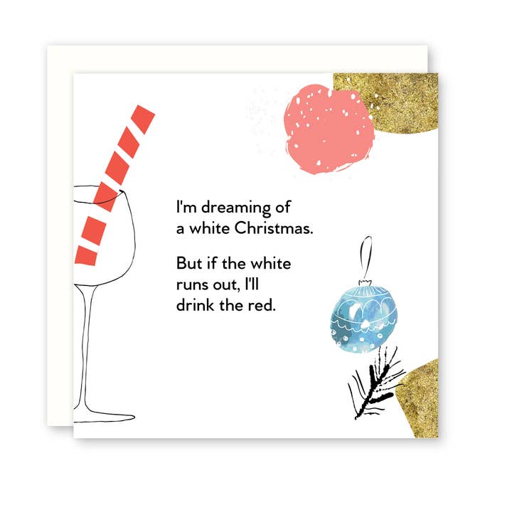 Coffret de 8 - Je rêve d'un Noël blanc - Vacances pour la vente par Raincity Prints