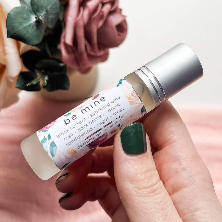 be mine | valentines collection | perfume oil roller bottle for wholesale by Collective Harmony Co