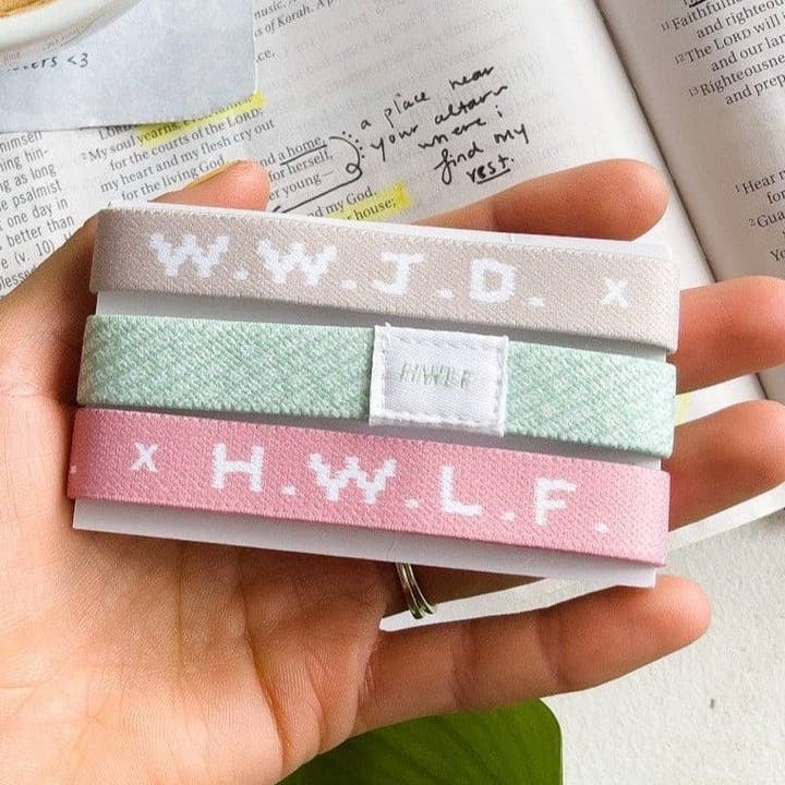 WWJD x HWLF | ELASTIC 3-PACK and other Purchase Wholesale tetelestai. Free Returns & Net 60 Terms on Faire trending on Faire.