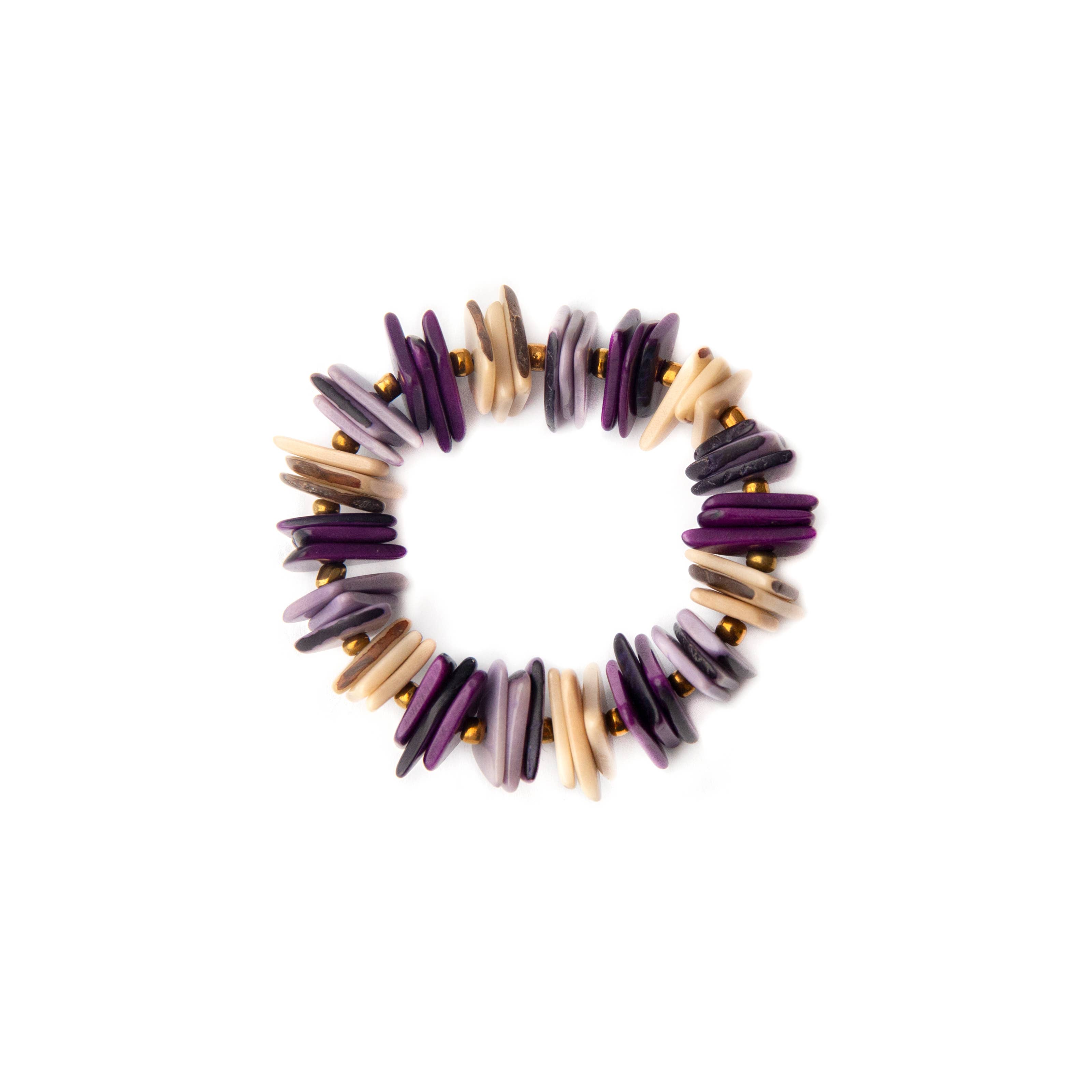 Organic Tagua Jewelry - Wholesale Beaded Bracelet - Fuji Bracelet2