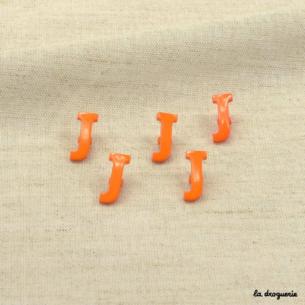 LA DROGUERIE - Wholesale Sewing Button/Snap - Alphabet Button 18 mm6