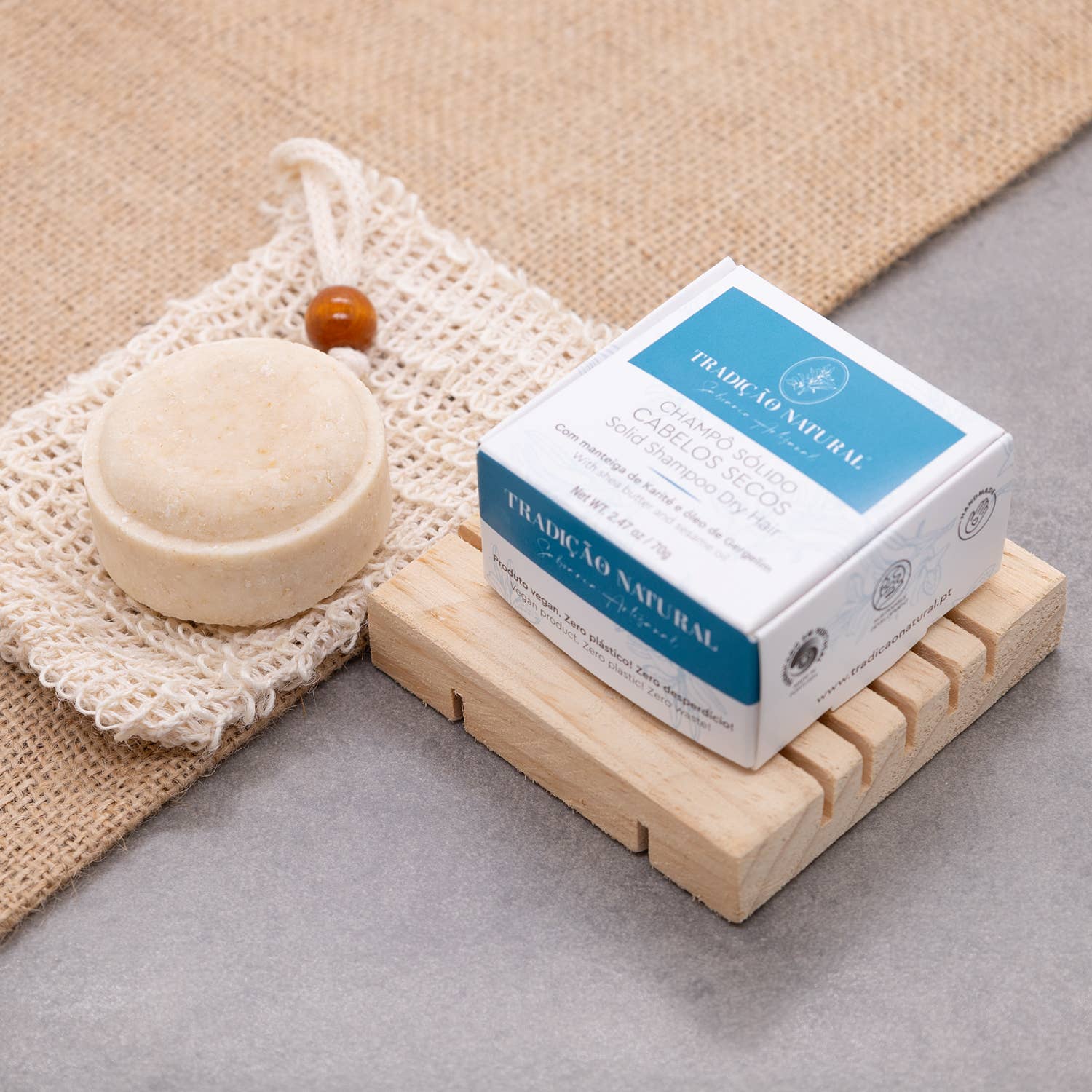 Tradição Natural - Wholesale Shampoo Puck/Solid Shampoo - Dry Hair Solid Shampoo - Handmade - 70 g3