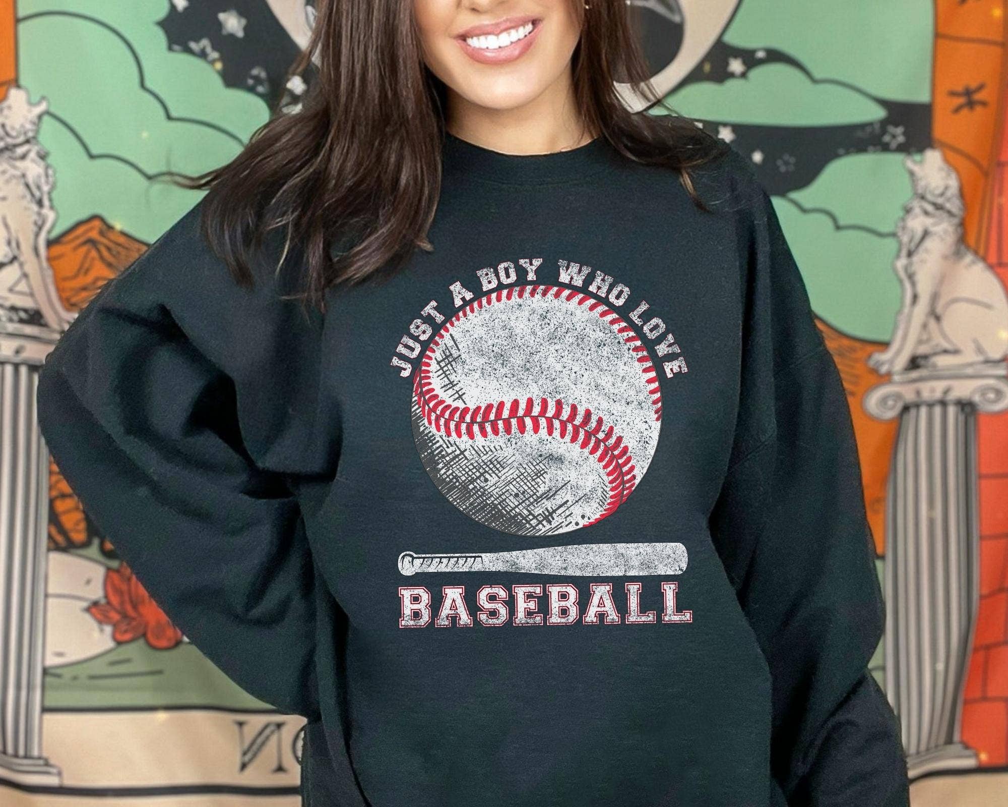 Vivtrek - Wholesale Graphic Sweatshirt - Unisex - Baseball Lover Boy Sweatshirt, Baseball Mom Dad5