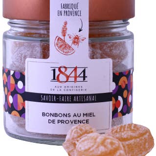 IGP Provence Honey Godis - Glasburk - 160g för wholesale av Confiserie 1844