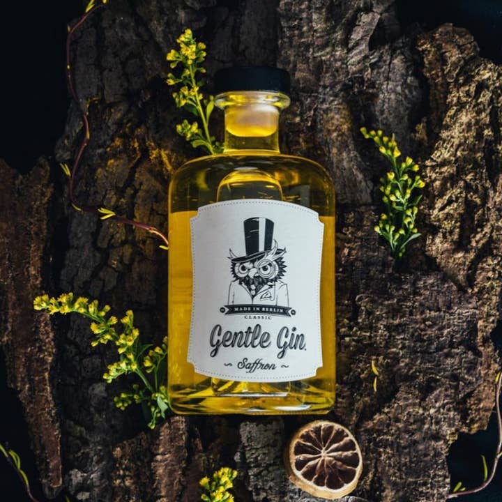 Gentle Gin – Engroshandel Gin – Gentle Gin Saffron - lille batch gin fra Berlin 500ml1