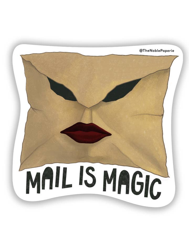 Mail Is Magic | Adesivo de Envelope Cartas de Amor dos Correios por atacado de The Noble Paperie