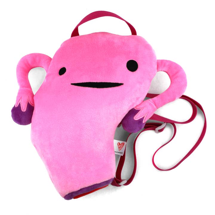 I Heart Guts | Organ Plushies Wholesale - Wholesale Backpack - Women's - Uterus Plushie Backpack4