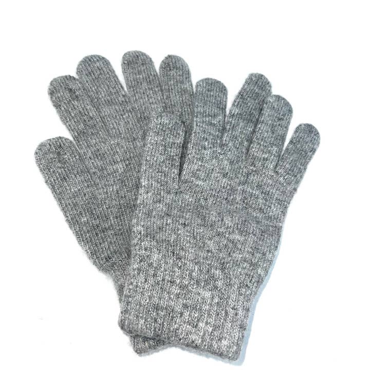 LINETA - Wholesale Gloves - Unisex - ST-3018 Angora wool plain glove