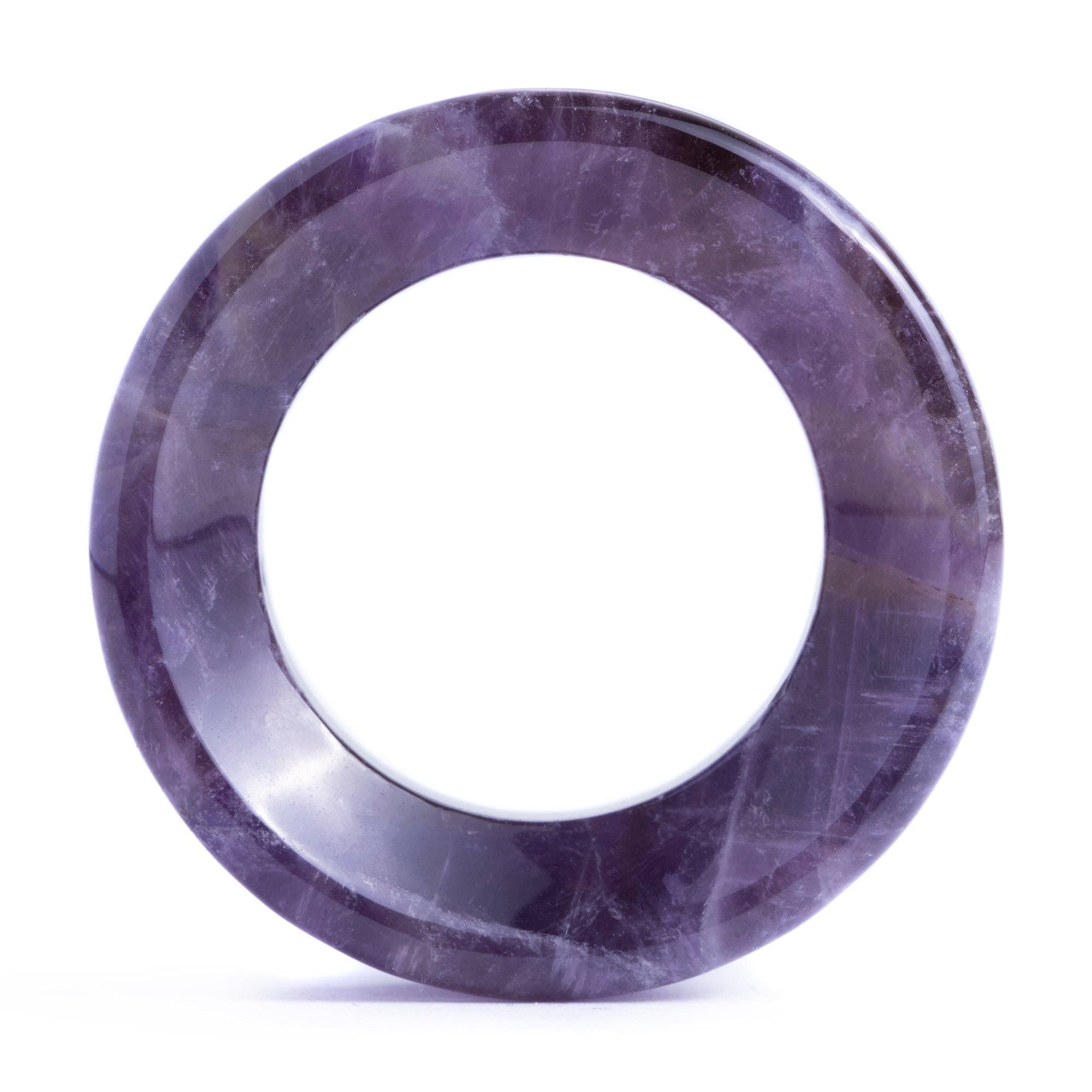 Custom Plugs - Wholesale Jewelry Set - Amethyst Stone Tunnel / Plug / Gauge3