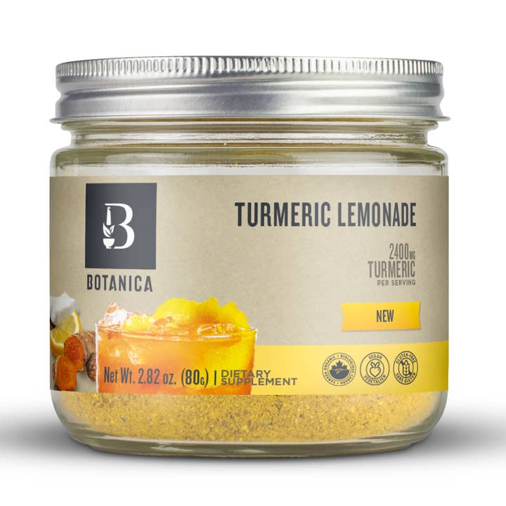 Limonade au curcuma Botancia pour la vente par Botanica