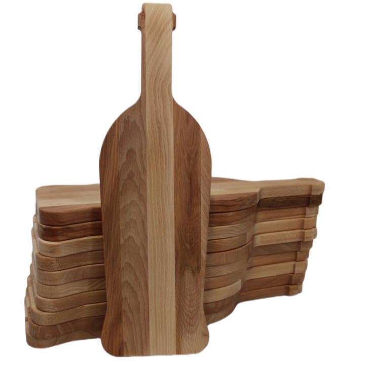 West Coast General Store - Wholesale Cutting Board - Guardamar Borrelplank Wijnfles Cutting Board - (47,5x15x2cm)1