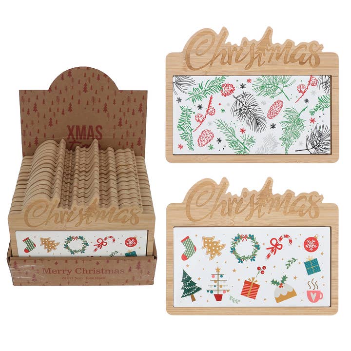 Xmas Cheer Ceramic Boards for wholesale by Joe Davies