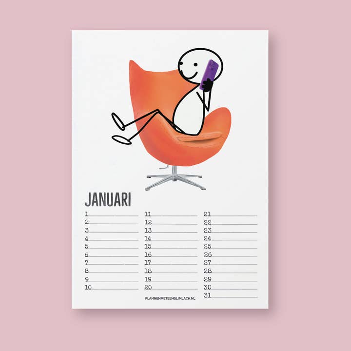 Studio Angelart - Wholesale Calendar - Happy Birthday Calendar from “Planning with a Smile”2
