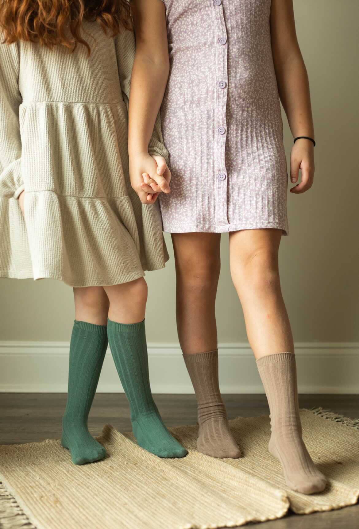 Little Organic Co - Vente Chaussettes – enfant et bébé - Chaussettes hautes genou douces en coton biologique pour enfants15