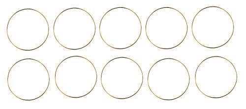 Gold-Ton Mandala Crafts Metallringe für Traumfänger, Makramee, Kranzrahmen und DIY Basteln für den Großhandel auf Faire7