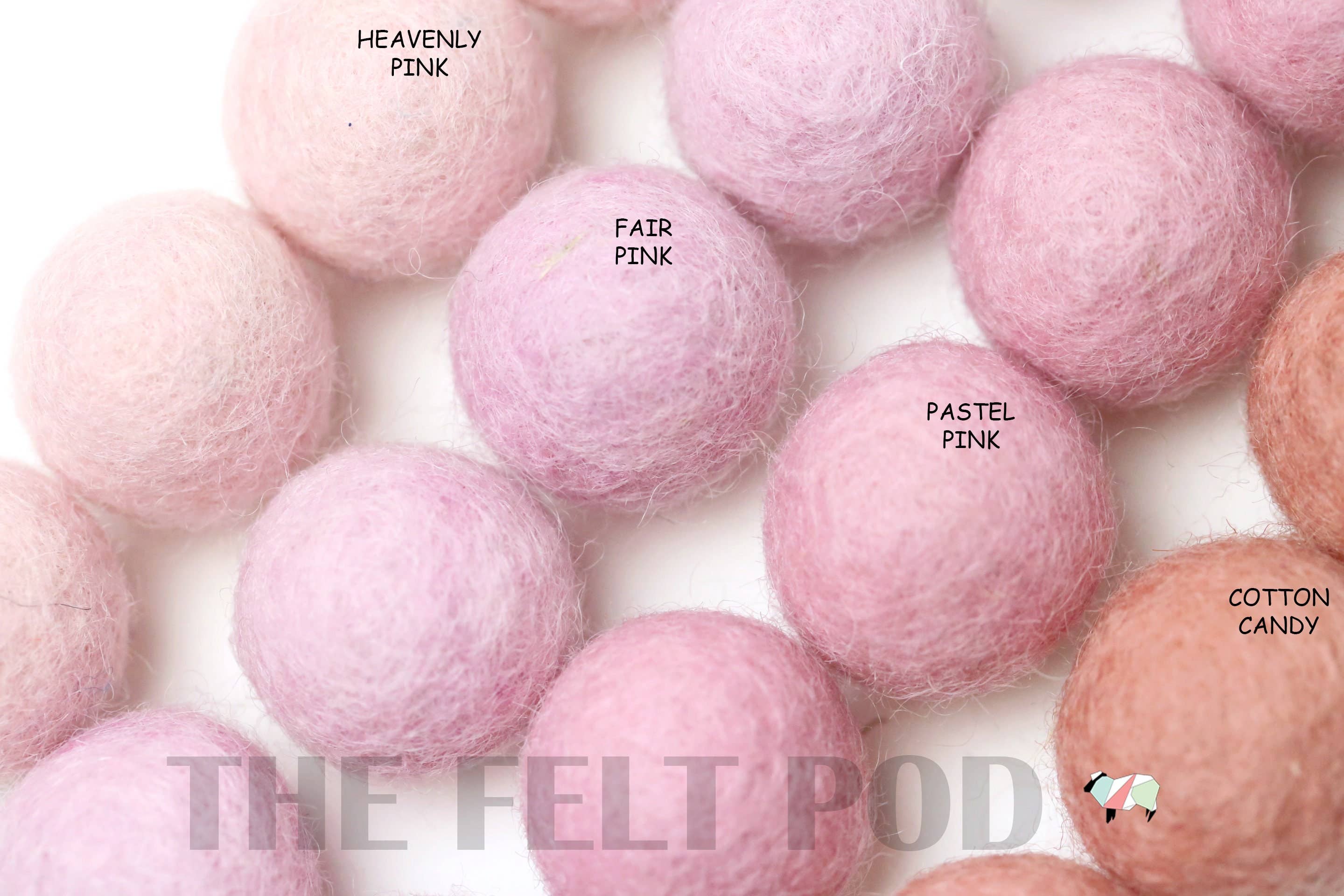 The Felt Pod - Wholesale Craft Supplies - 2.5 cm Felt Balls 100 Pieces -for DIY Garland Wool Beads43