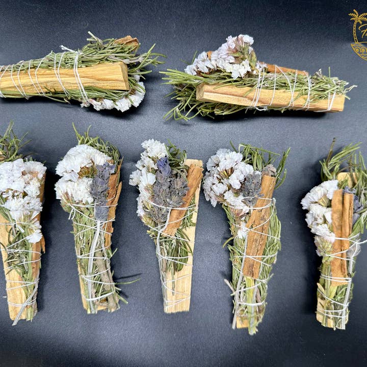 Faiza Naturals - Wholesale Smudge Stick - Palo Santo Floral Herb Smudge - Exclusive Production