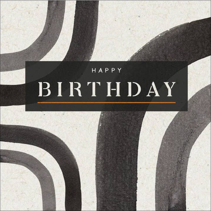 Gelukkige verjaardag, handgemaakte wenskaart voor wholesale door The Handcrafted Card Company