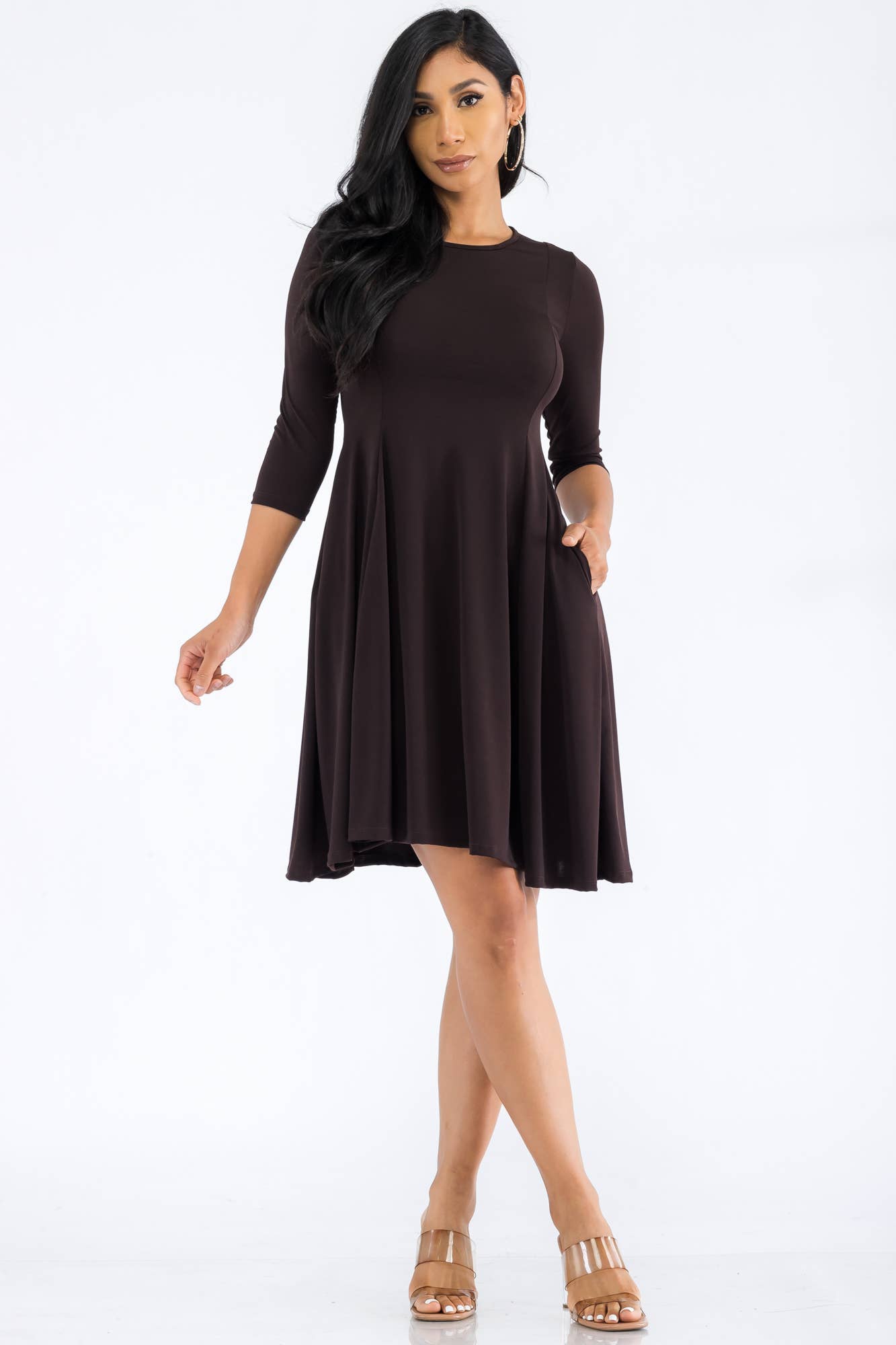 H&H Fashion Inc. – Großhandel Kleid – Damen – HH711X-SL - Langärmliges Tunikakleid12