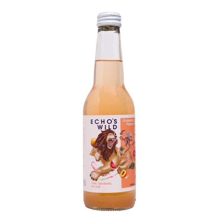Echo's Wild - Sparkling Grapefruit Kombucha - Paloma - 12 x 330mL for wholesale by Echo's Wild