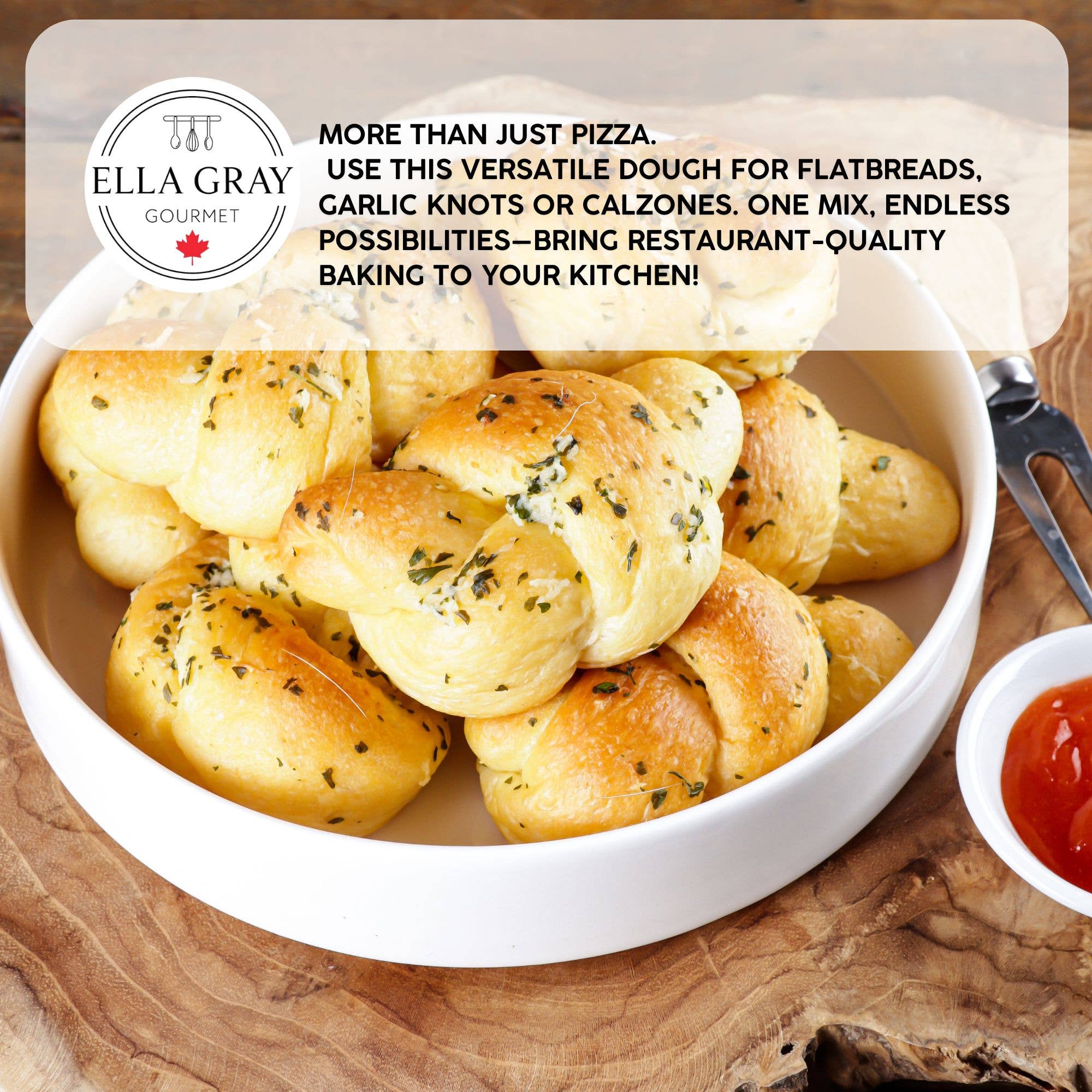 Ella Gray Gourmet - Vente Mélange pour pain - Mélange de pâte à pizza3