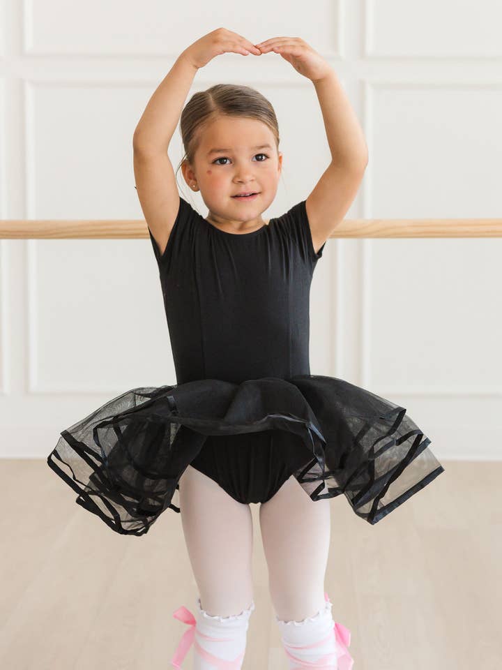 Noir Justaucorps de danse ballet noir pour filles avec tutu signature en vente sur Faire8