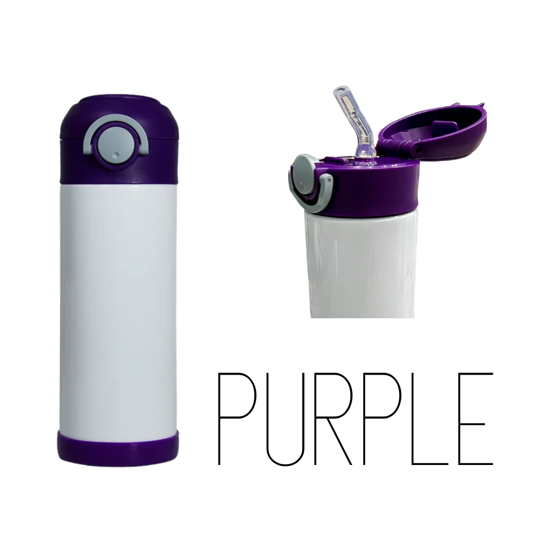 Sublimation Kings of Florida - Wholesale Water Bottle - 12oz Kids Water Bottle | Sublimation Tumbler with Handle1