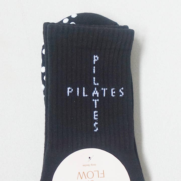 Grip & Flow - Wholesale Socks - Women's - Pilates crosswords grip socks 1