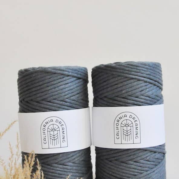 California Dreaming Macrame - Wholesale Yarn - 4mm recycled cotton rope | twisted | 100m12