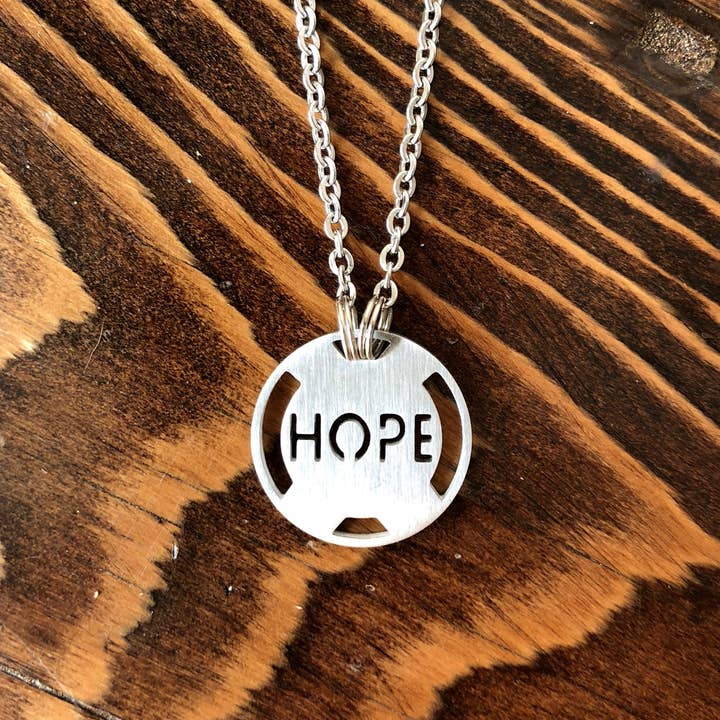 ATHLETE INSPIRED, Inc. - Wholesale Pendant/Charm Necklace - HOPE Necklace - Stainless Steel1