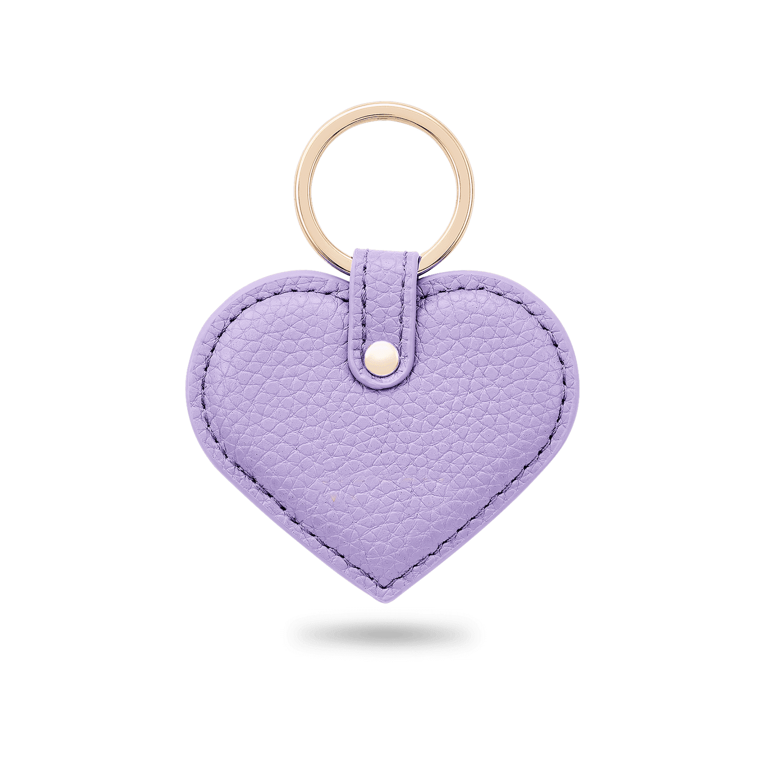 VERCY – wholesale Nyckelringar - Dam – Hjärtnyckelring i veganläder «Lavender purple»1