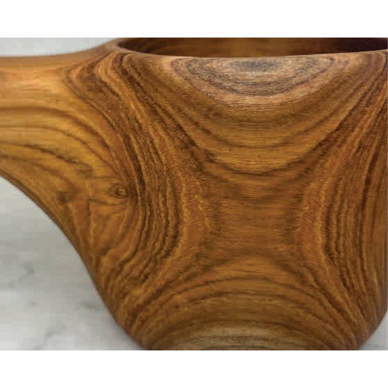 Tuckahoe Hardwoods - Wholesale Coffee Mug - Teak Kuksa Coffee & Tea Mug3