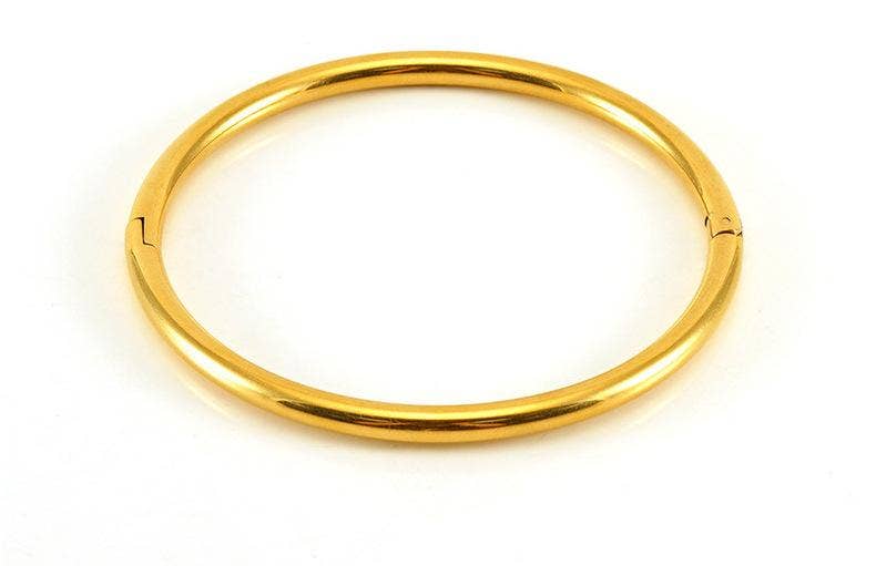 Mio Queena - Wholesale Bangle Bracelet - Multi-style 18K Gold-plated Stainless Steel Babngle - FGS19